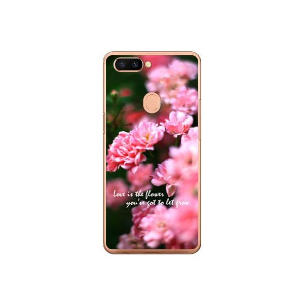OPPO R11s �P�[�X �L�m�V�^���O�~ Flowers �X�}�z�P�[�X (�󒍐��Y)