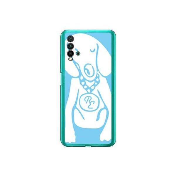 Redmi 9T Dog �T�b�N�X�u���[×�z���C�g �X�}�z�P�[�X (�󒍐��Y)