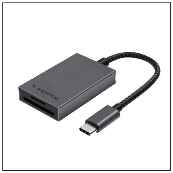 �R���p�N�g�ō����]���\��Type-C to Card Reader �J�[�h���[�_�[RAMPOW RCB31