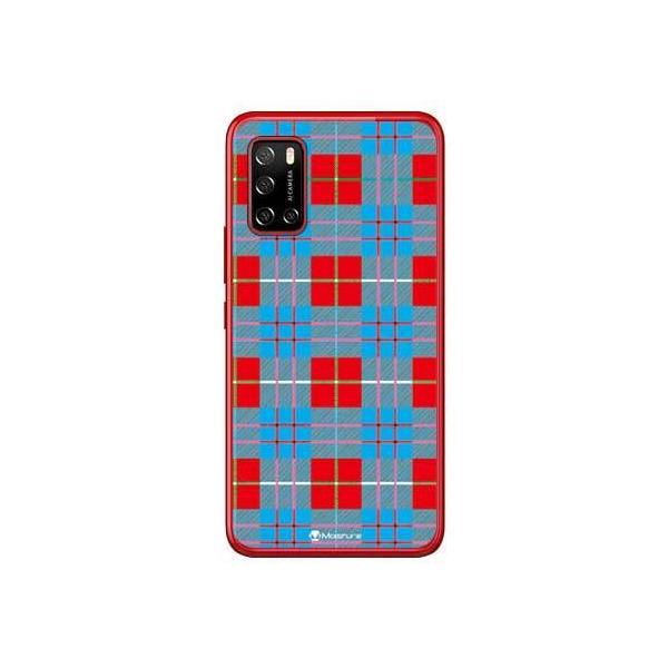 Rakuten BIG s �P�[�X 3917JR Tartan check ���b�h �X�}�z�P�[�X (�󒍐��Y)