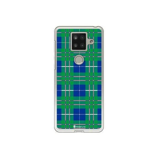 AQUOS sense4 plus Tartan check �O���[�� �X�}�z�P�[�X (�󒍐��Y)
