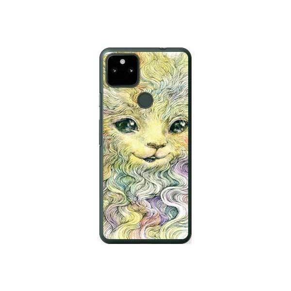 Google Pixel 5a i5Gj P[X Rainbow Cat design by KYOTARO X}zP[X (󒍐Y)