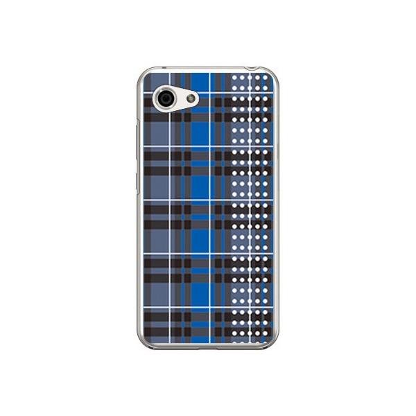 AQUOS R compact 701SH�ESHV41 �`�F�b�N�h�b�g �u���[ �X�}�z�P�[�X (�󒍐��Y)