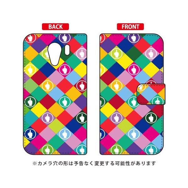 Android One S2�EDIGNO G 602KC �蒠 F rhombuses �}���` �X�}�z�P�[�X (�󒍐��Y)