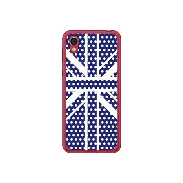 Android One S5 �P�[�X Cross dot union jack �l�C�r�[ �X�}�z�P�[�X (�󒍐��Y)