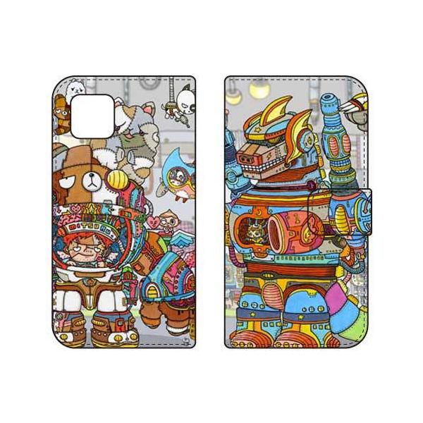 AQUOS sense4 basic A003SH �C���X�g���[�^�[326 �蒠 �閧���{�b�g������ �X�}�z�P�[�X (�󒍐��Y)