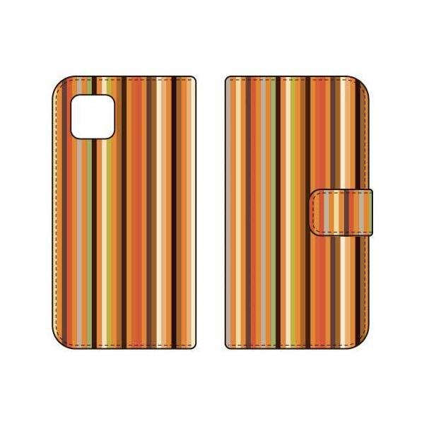 AQUOS sense4 basic A003SH �蒠 �X�g���C�v �I�����W���u���E�� �X�}�z�P�[�X (�󒍐��Y)