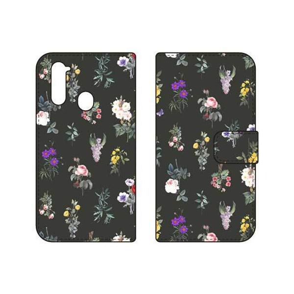 Libero 5G �P�[�X A003ZT �蒠 SINDEE Botanical �i�u���b�N�j �X�}�z�P�[�X (�󒍐��Y)