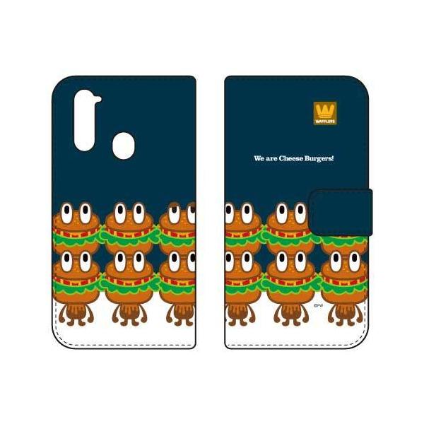 Libero 5G �P�[�X A003ZT �蒠 cheese burgers �X�}�z�P�[�X (�󒍐��Y)