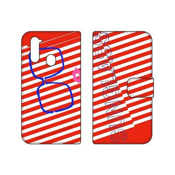 Libero 5G �P�[�X A003ZT �蒠 �r�c�n��Sunglass ���b�h �X�}�z�P�[�X (�󒍐��Y)