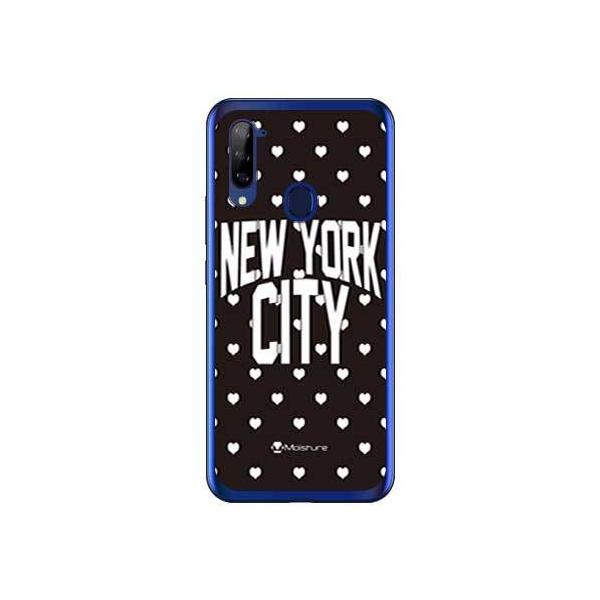 Libero 5G �P�[�X A003ZT NYC �z���C�g�n�[�g�h�b�g �X�}�z�P�[�X (�󒍐��Y)