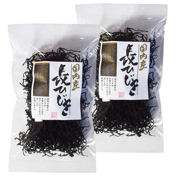 国内産ひじきを使用しております。栄養たっぷり、煮物や炊き込みご飯にどうぞ
