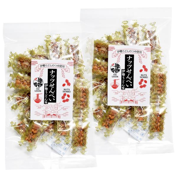 ナッツせんべい 伊勢うどん味 １１０ｇ×２個 （特産横丁×全国の珍味・加工品シリーズ） OUS 三重県 伊勢 志摩 お土産