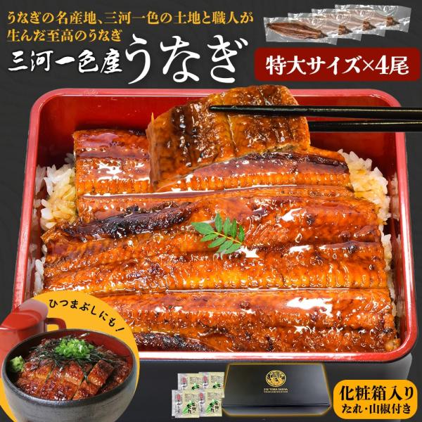 お年賀 ギフト  冷凍便 送料無料うなぎの名産地 愛知県三河一色の土地と職人が生んだ至高のうなぎ 化粧箱入 贈り物 ギフトに