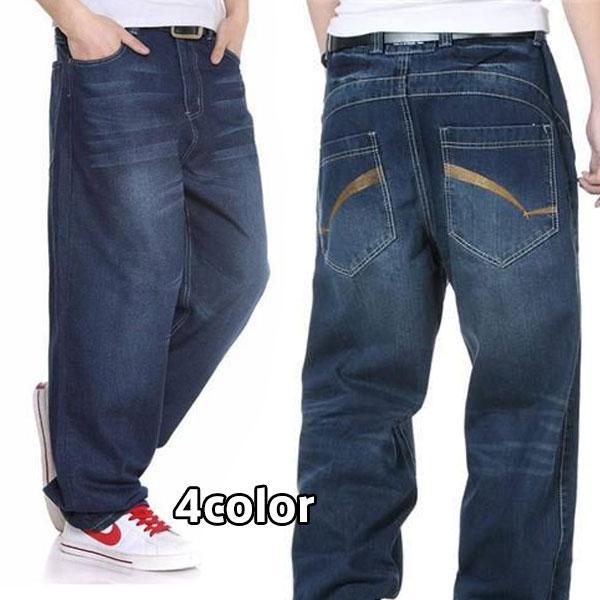爆裂 極太 デニム ジーンズ パンツ メンズ ルーズフィット B系 ヒップホップ 爆裂 極太 デニム ジーンズ パンツ メンズ ルーズフィット B系