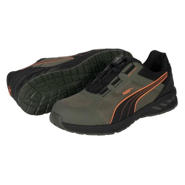 プーマ安全靴#64.402 26.0cmスプリント・オリーブディスクロー PUMA WORKWEAR PUMA(プーマ) スプリント2.1 オリーブ ディスク ロー