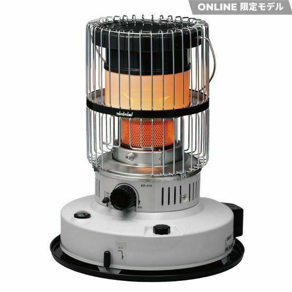 石油ストーブ　トヨトミ　KR-47A-W ホワイト　五徳　メーカー箱付き TOYOTOMI（トヨトミ） 対流形石油ストーブ KR-47A(W) ホワイト : アイ