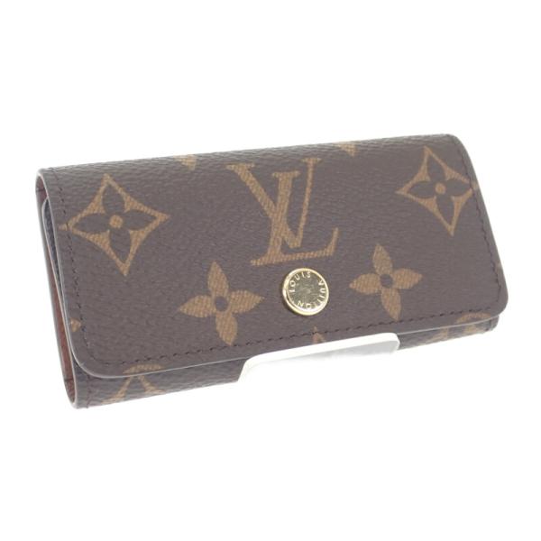 ルイヴィトン ミュルティクレ4 モノグラム 4連 キーケース ブラウン 状態良好 LOUIS VUITTON（ルイ・ヴィトン） ミュルティクレ 4 M69517