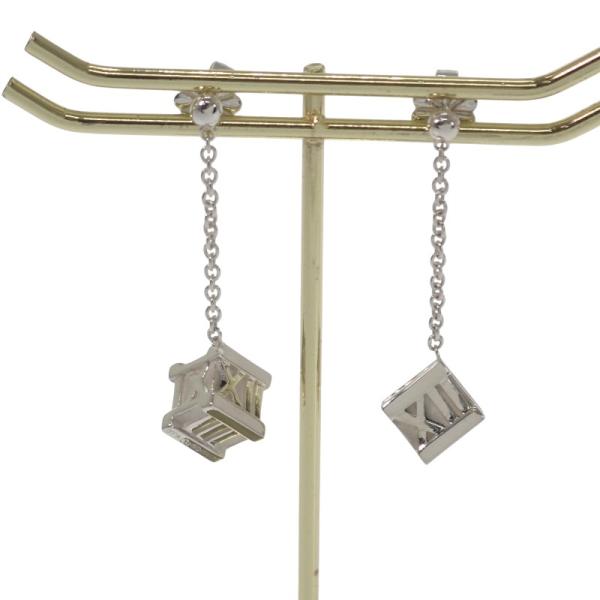 美品✨ティファニー　アトラス　ATLAS キューブ　ピアス　シルバー　925 TIFFANY&Co.（ティファニー） アトラス キューブ ドロップ ピアス