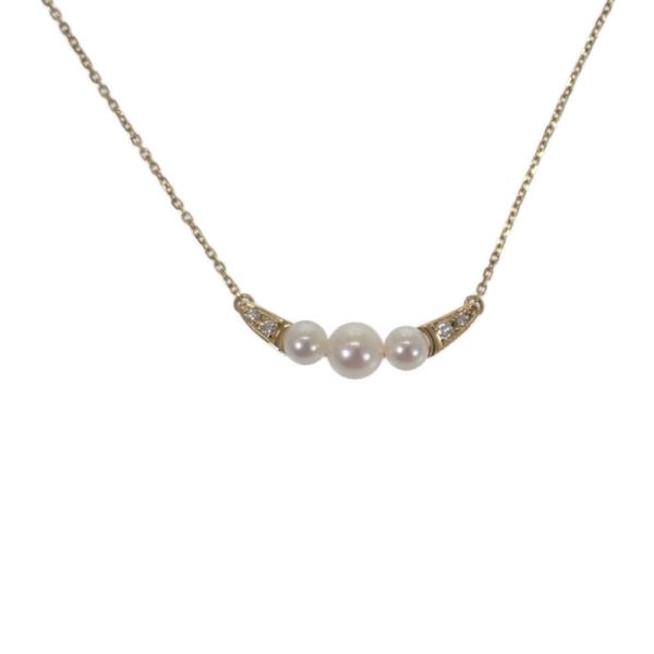 MIKIMOTO（ミキモト） MIKIMOTO 3連 パールペンダント ネックレス K18