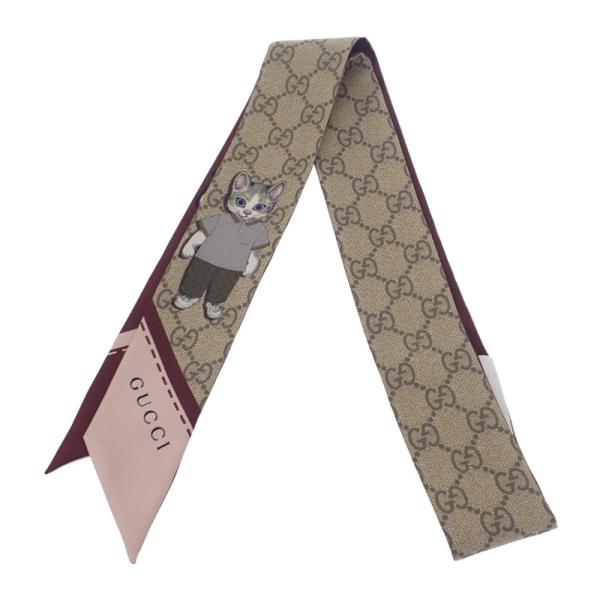 GUCCI ヒグチユウコ 日本限定 ネックボウ スカーフ 美品 GUCCI】日本限定 ヒグチユウコ シルク ネックボウ (GUCCI/スカーフ