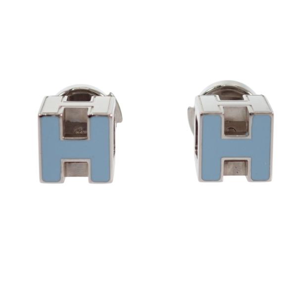HERMES（エルメス） カージュドアッシュ Hキューブ ピアス 両耳 メタル
