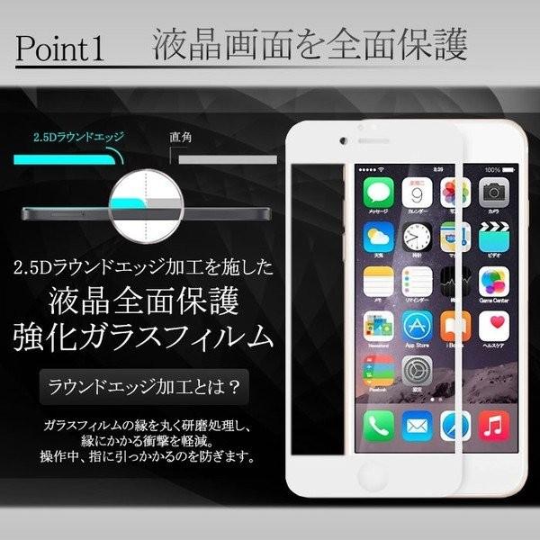 全面保護 カラー強化ガラスフィルム 硬度 9H 薄さ 0.33mm iPhone X