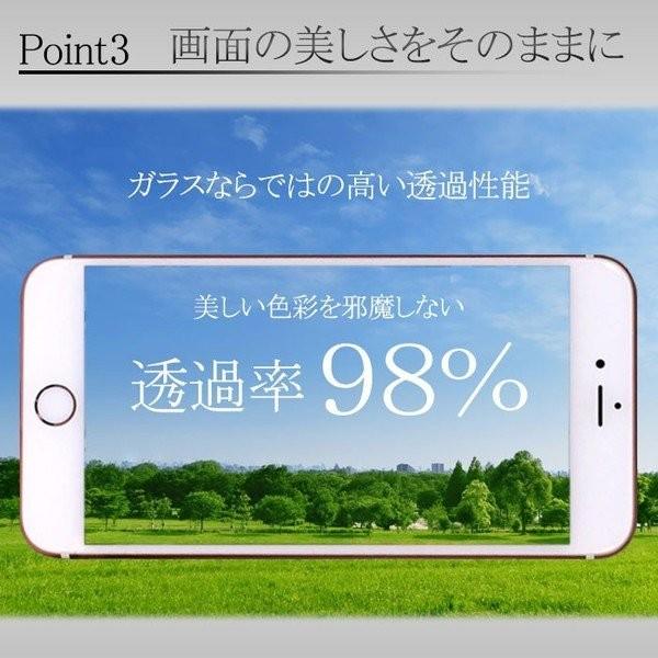 全面保護 カラー強化ガラスフィルム 硬度 9H 薄さ 0.33mm iPhone X