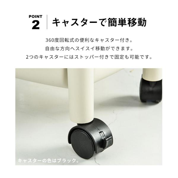 収納 キャスター付き 3段 キッチンワゴン プラスチック 野菜ストック