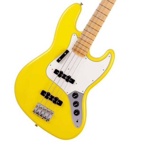 Made in Japan Limited International Color Jazz Bass Maple Fingerboard Monaco Yellow