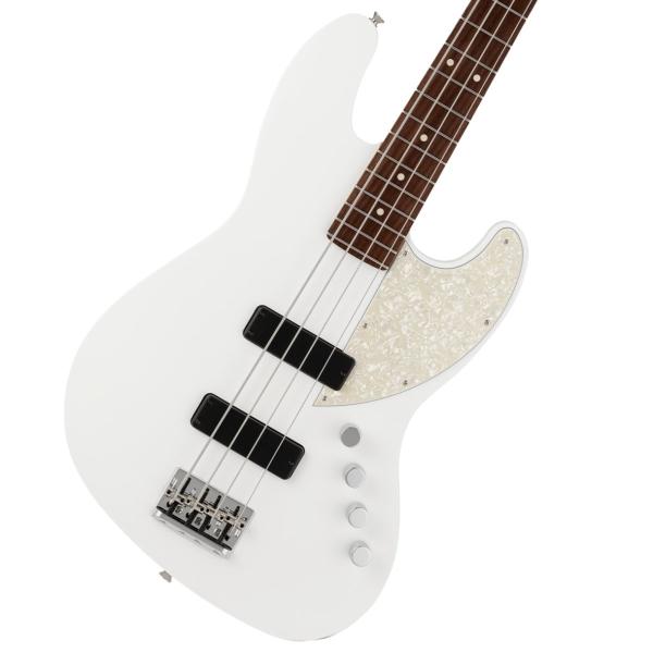 Made in Japan Elemental Jazz Bass Rosewood Fingerboard Nimbus White