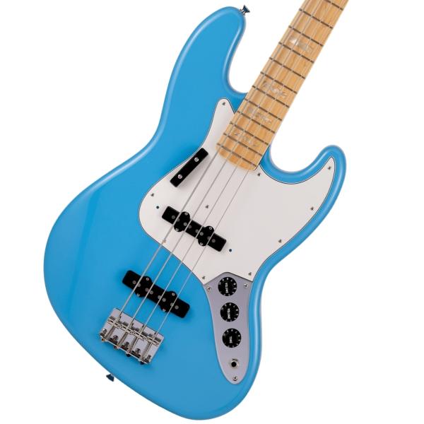 Made in Japan Limited International Color Jazz Bass, Maple Fingerboard, Maui Blue