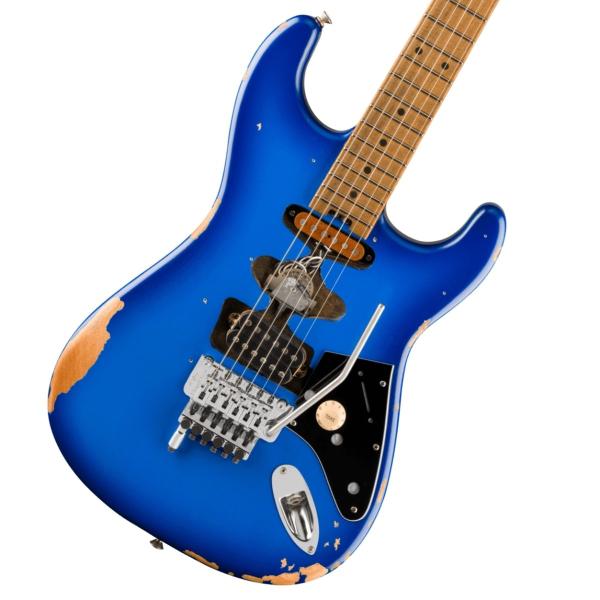 アッシュボディ！拘りのEVH Frankenstein BLUEフランケン EVH / Limited Edition Frankenstein Relic Series Maple Fingerboard
