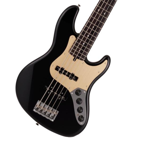Deluxe Jazz Bass V Kazuki Arai Edition Rosewood Fingerboard Black