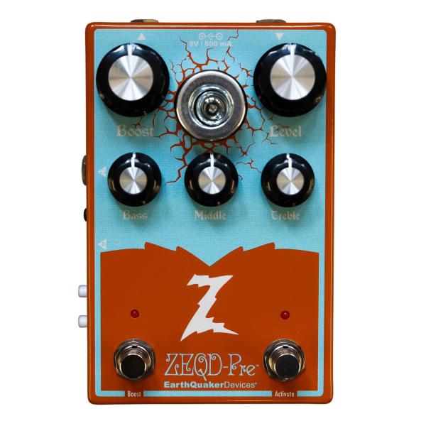 (国内イシバシ楽器限定/2026年限定カラーリミテッド) EarthQuaker Devices / ZEQD-Pre Dr. Z Amplificationコラボ アナログ真空管プリアンプ (御茶ノ水本店)