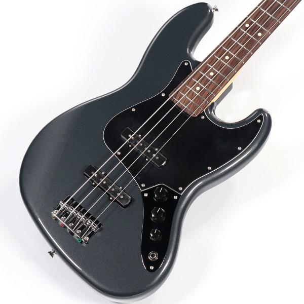 FSR Collection Hybrid II Jazz Bass Charcoal Frost Metallic with Matching Head