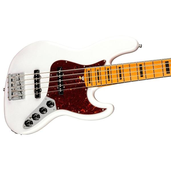 American Ultra Jazz Bass V Maple Fingerboard Arctic Pearl