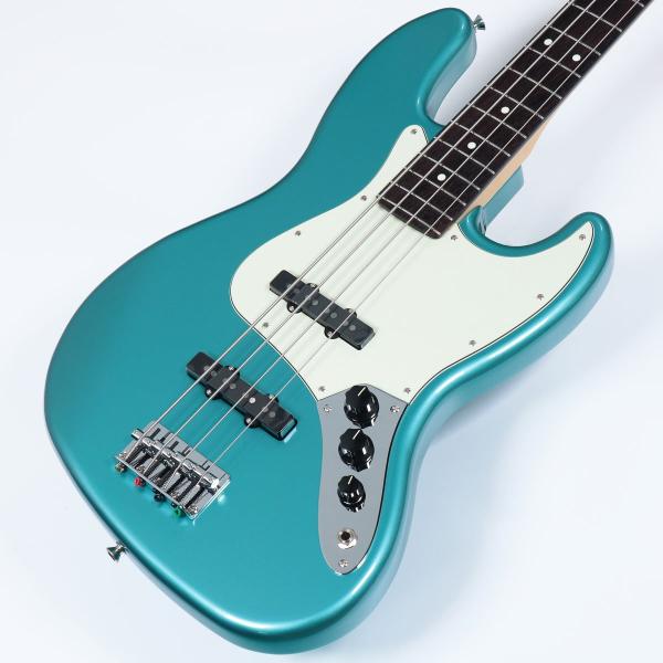 FSR Collection Hybrid II Jazz Bass Teal Green Metallic Rosewood Fingerboard