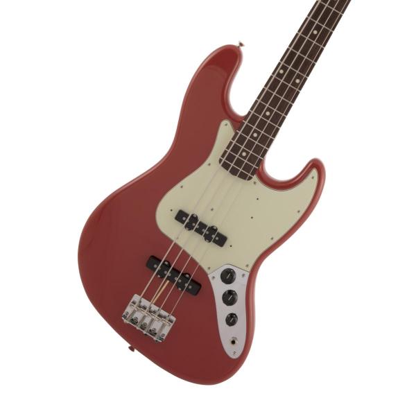 Made in Japan Traditional 60s Jazz Bass, Rosewood Fingerboard, Fiesta Red