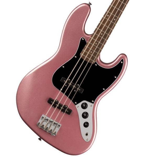Affinity Series Jazz Bass, Laurel Fingerboard, Black Pickguard, Burgundy Mist