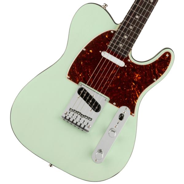 American Ultra Luxe Telecaster Rosewood Fingerboard Transparent Surf Green