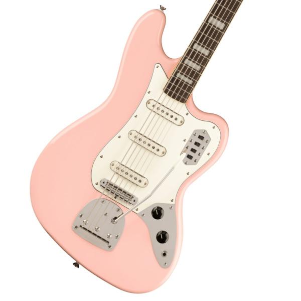 FSR Classic Vibe Bass VI Laurel Fingerboard Parchment Pickguard Matching Headstock Shell Pink