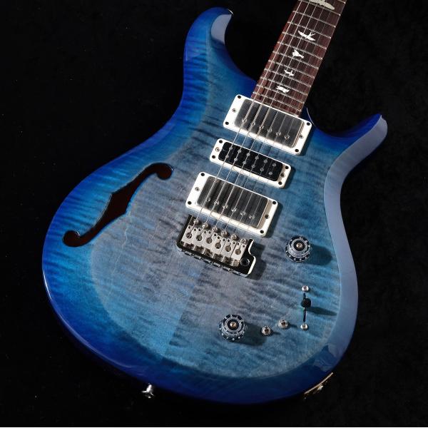 S2 Special Semi-Hollow Faded Gray Black Blue Burst