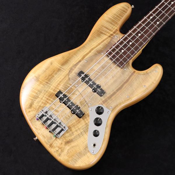 Fender / ISHIBASHI FSR MIJ Hybrid II Jazz Bass V Myrtle Top Alder Back Natural (4.43kg) (御茶ノ水本店)