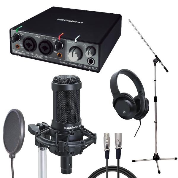 Roland Rubix22 × audio-technica AT2050 (R[fBOZbg)(䒃m{X)