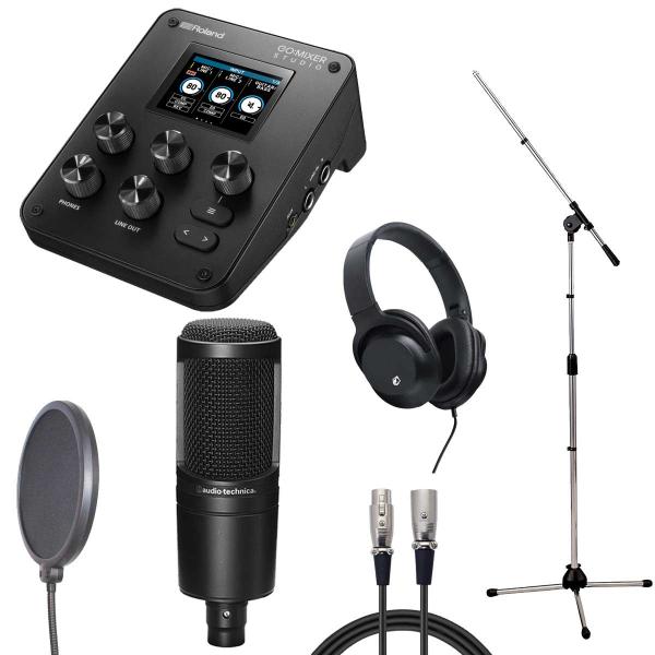 Roland GO:MIXER STUDIO × audio-technica AT2020 (配信/レコーディングセット)(御茶ノ水本店)
