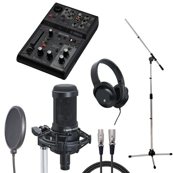 YAMAHA AG03 ＆ audio-technica AT2035 YAMAHA / AG03 MK2 BK × audio-technica AT2035 (配信/レコーディング