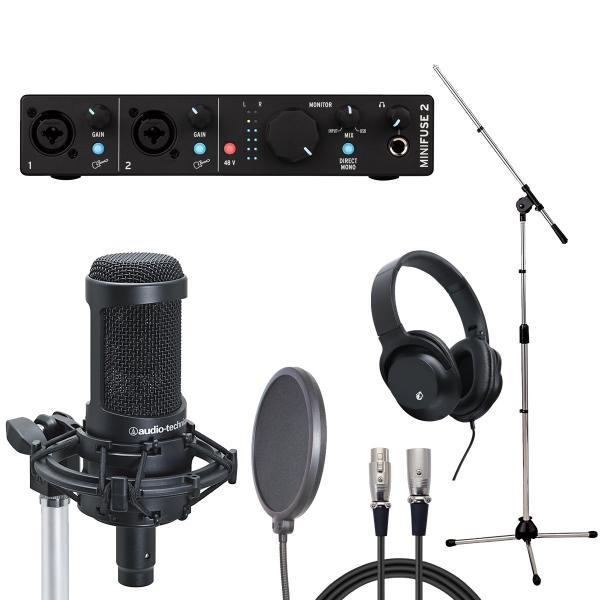 Arturia MiniFuse 2 BK × audio-technica AT2035 (R[fBOZbg)(䒃m{X)