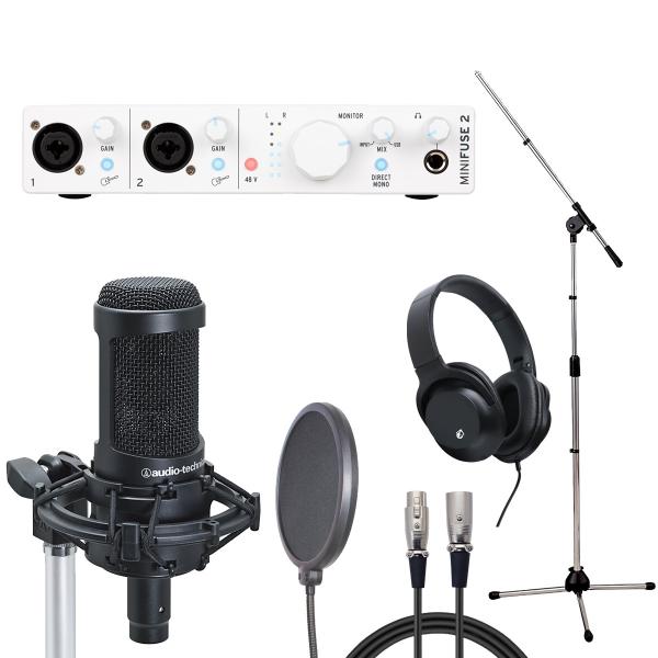 Arturia MiniFuse 2 WH × audio-technica AT2035 (R[fBOZbg)(䒃m{X)