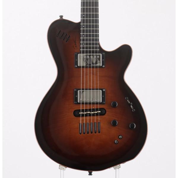 LGX-SA Flame AAA Cognac Burst
